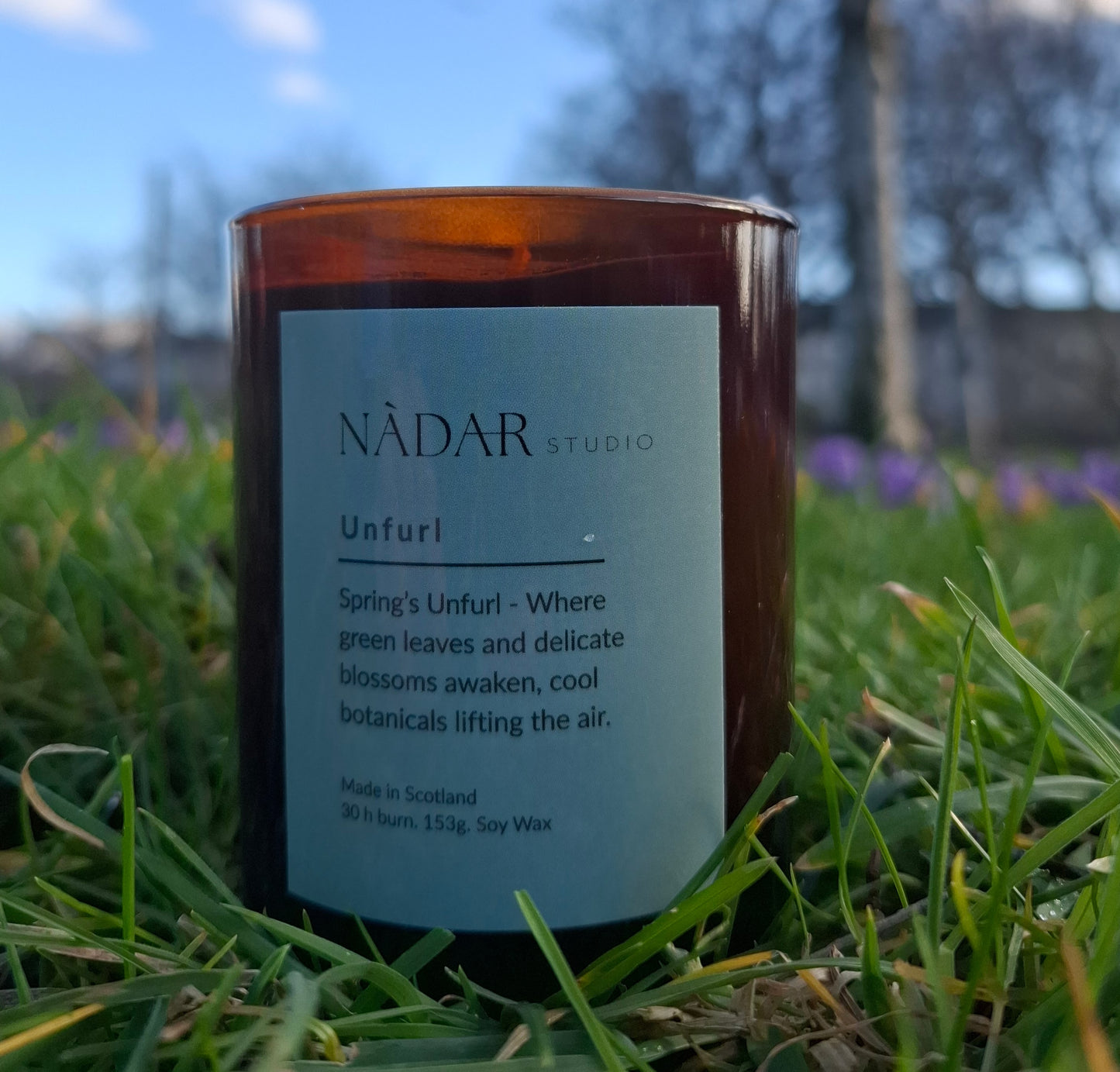 Unfurl -Hand poured, soy wax candle