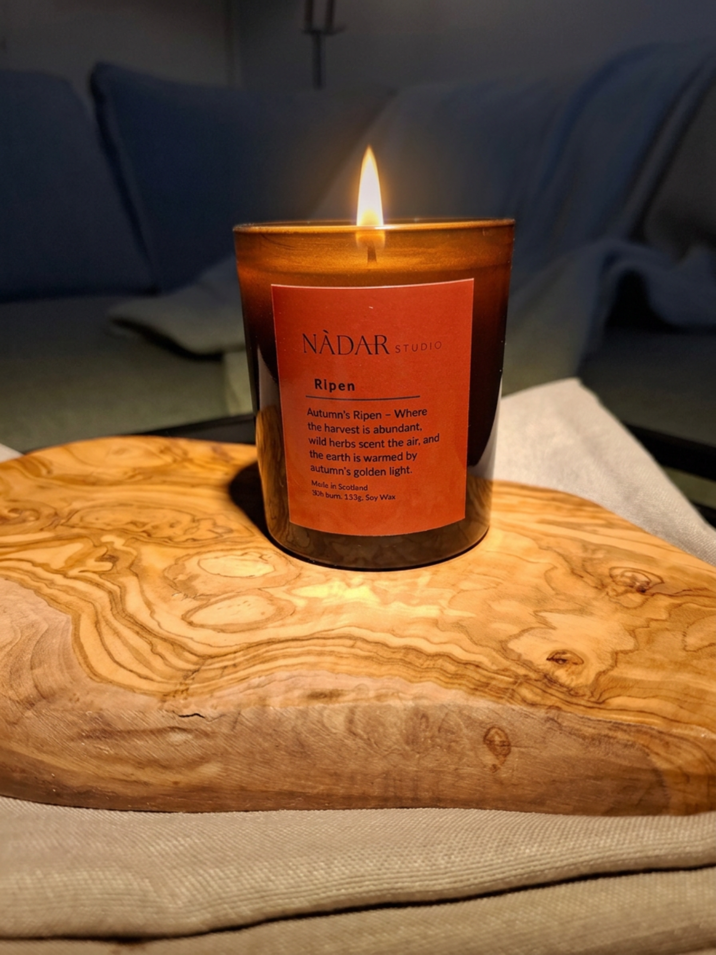 Ripen - Hand-poured, Soy wax Candle